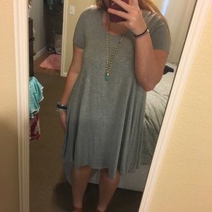 Gray T Shirt Dress